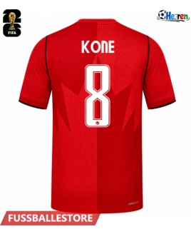 Günstige Kanada Ismael Kone #8 Heimtrikot WM 2026 Kurzarm